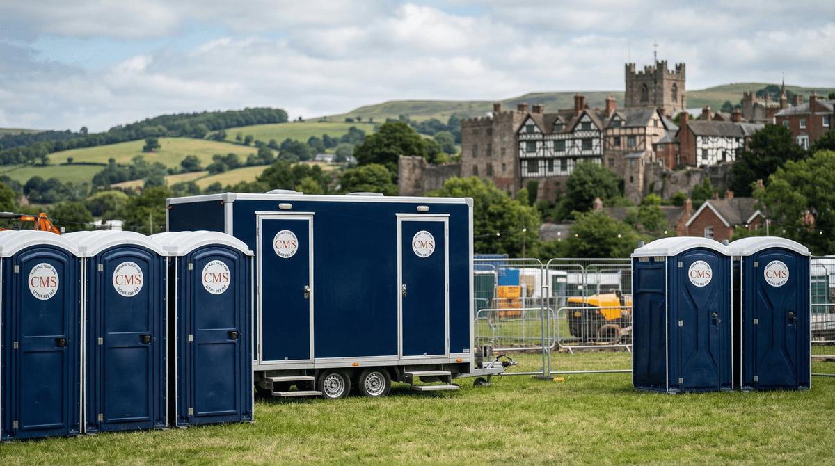 Portable toilet hire in Ludlow
