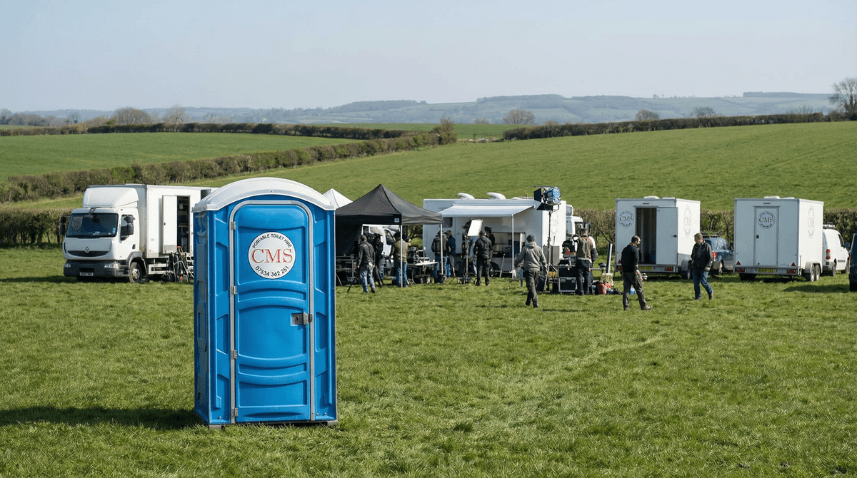 Portable Toilet Hire for Filming and TV Production
