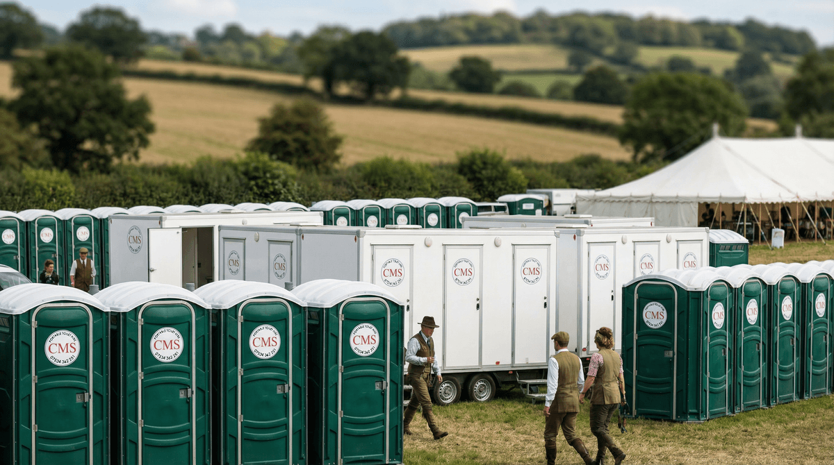 Portable toilet hire in Stone