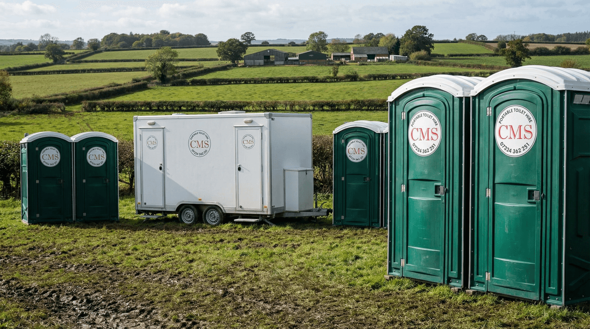 Portable toilet hire in Wem
