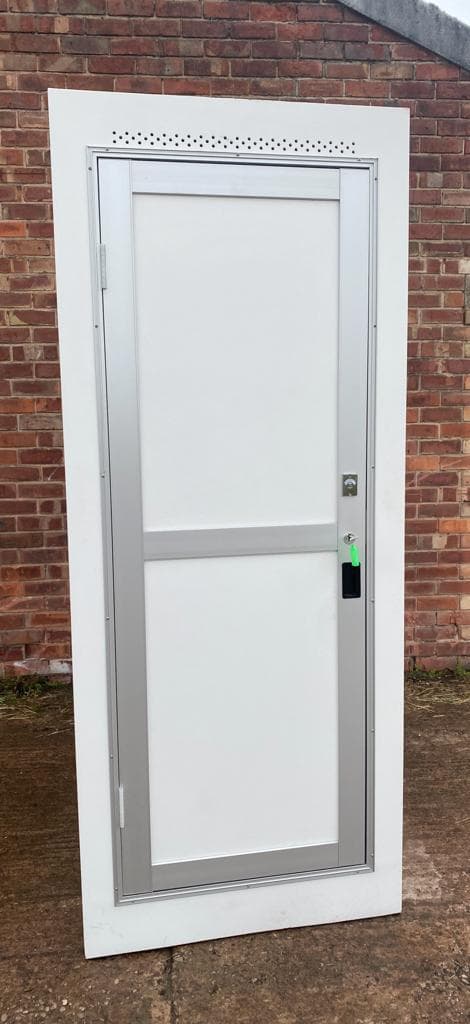CMS single portable shower cubicle front view