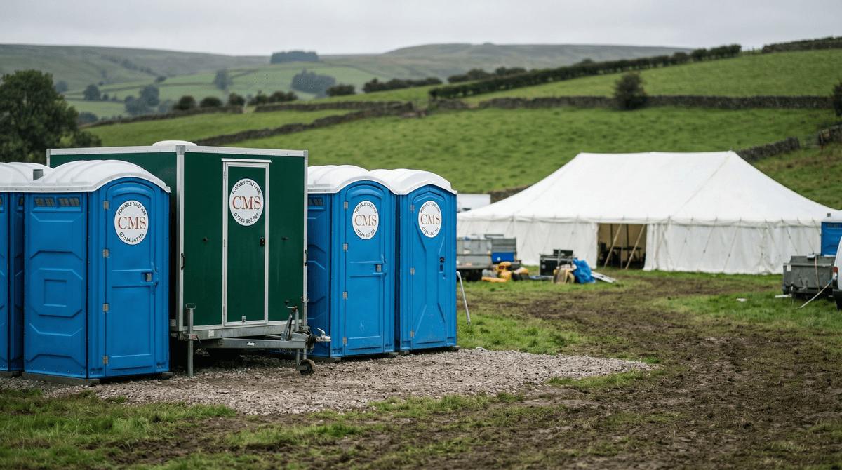 Portable toilet hire in Leek