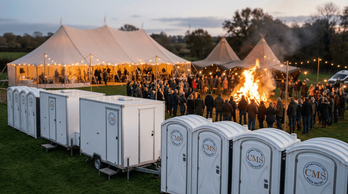 Portable Toilet Hire for Bonfire Nights and Firework Displays