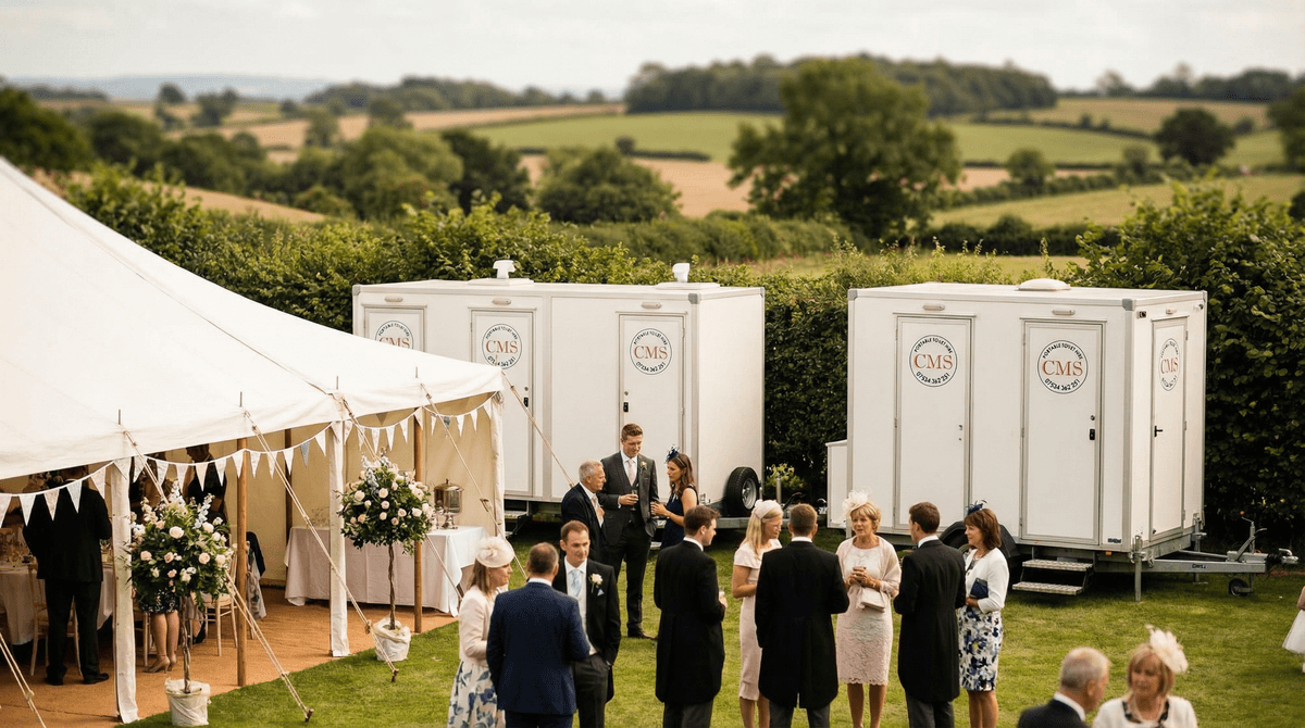 Portable Toilet Hire for Marquee Weddings and Tipi Events