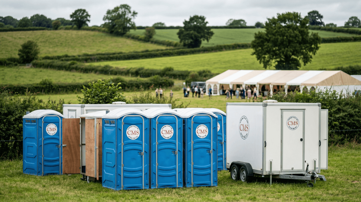 Portable toilet hire in Shropshire