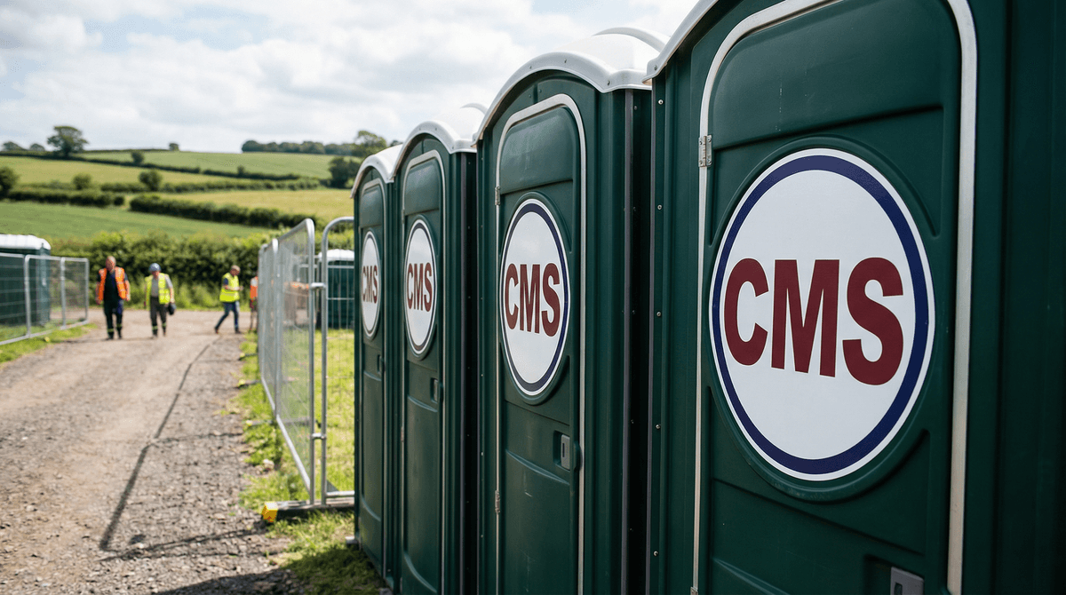 Portable toilet hire in Staffordshire